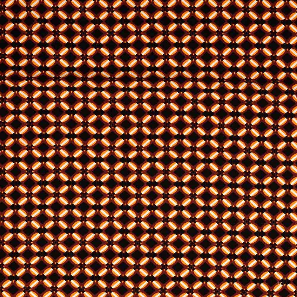 Viskose Druck - Muster 80er Jahre Stil